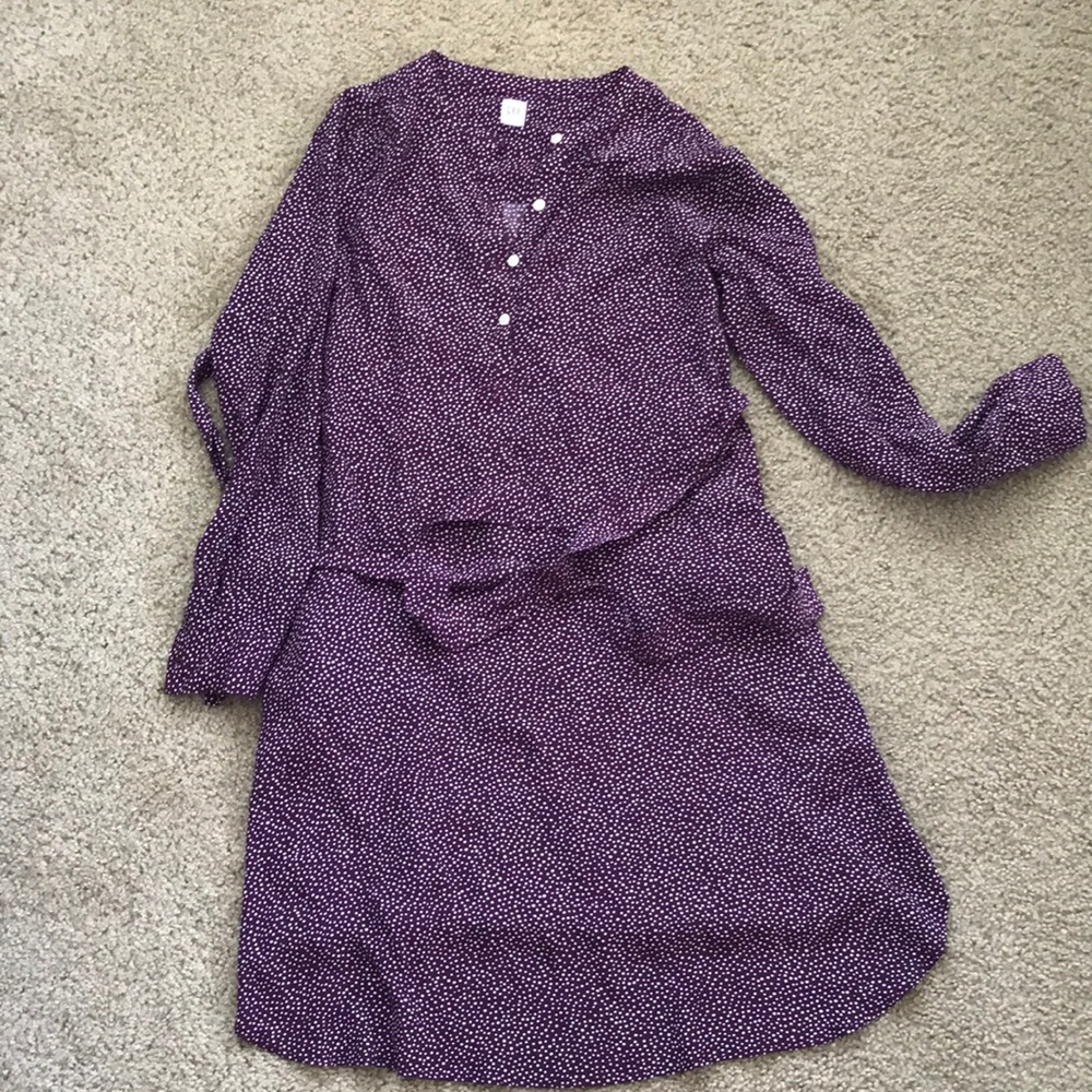Maternity shirt dress